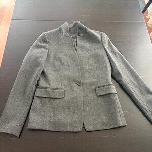 Womens J. Crew Gray Regent Wool Blazer Size 6